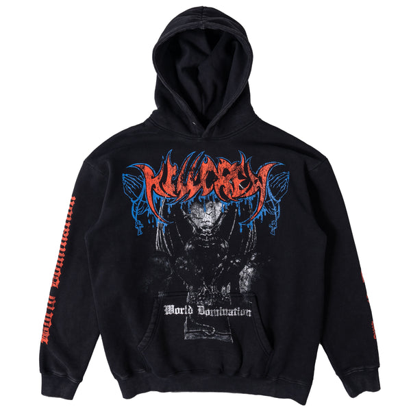 OVERSIZED LUX WORLD DOMINATION HOODIE - BLACK – Kill Crew