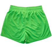 MUAY THAI SHORTS (MID THIGH CUT) - HIGHLIGHTER GREEN