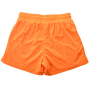 MUAY THAI SHORTS (MID THIGH CUT) - HIGHLIGHTER ORANGE