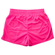 MUAY THAI SHORTS (MID THIGH CUT) - HIGHLIGHTER PINK