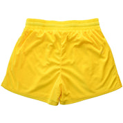 MUAY THAI SHORTS (MID THIGH CUT) - HIGHLIGHTER YELLOW