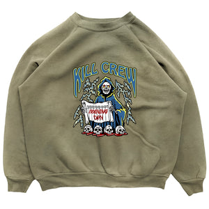 HEAVYWEIGHT LUX TRAINING DAY CREW NECK - OLIVE