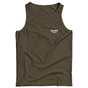 THRIVE UNDER PRESSURE TANK TOP - OLIVE / WHITE