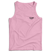 THRIVE UNDER PRESSURE TANK TOP - ROSÉ / BLACK