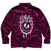 KILL CREW "SMILEY" FLANNEL - RED