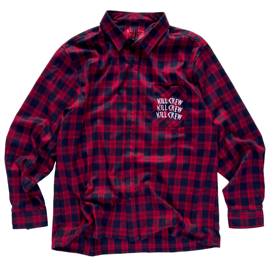 KILL CREW "SMILEY" FLANNEL - RED