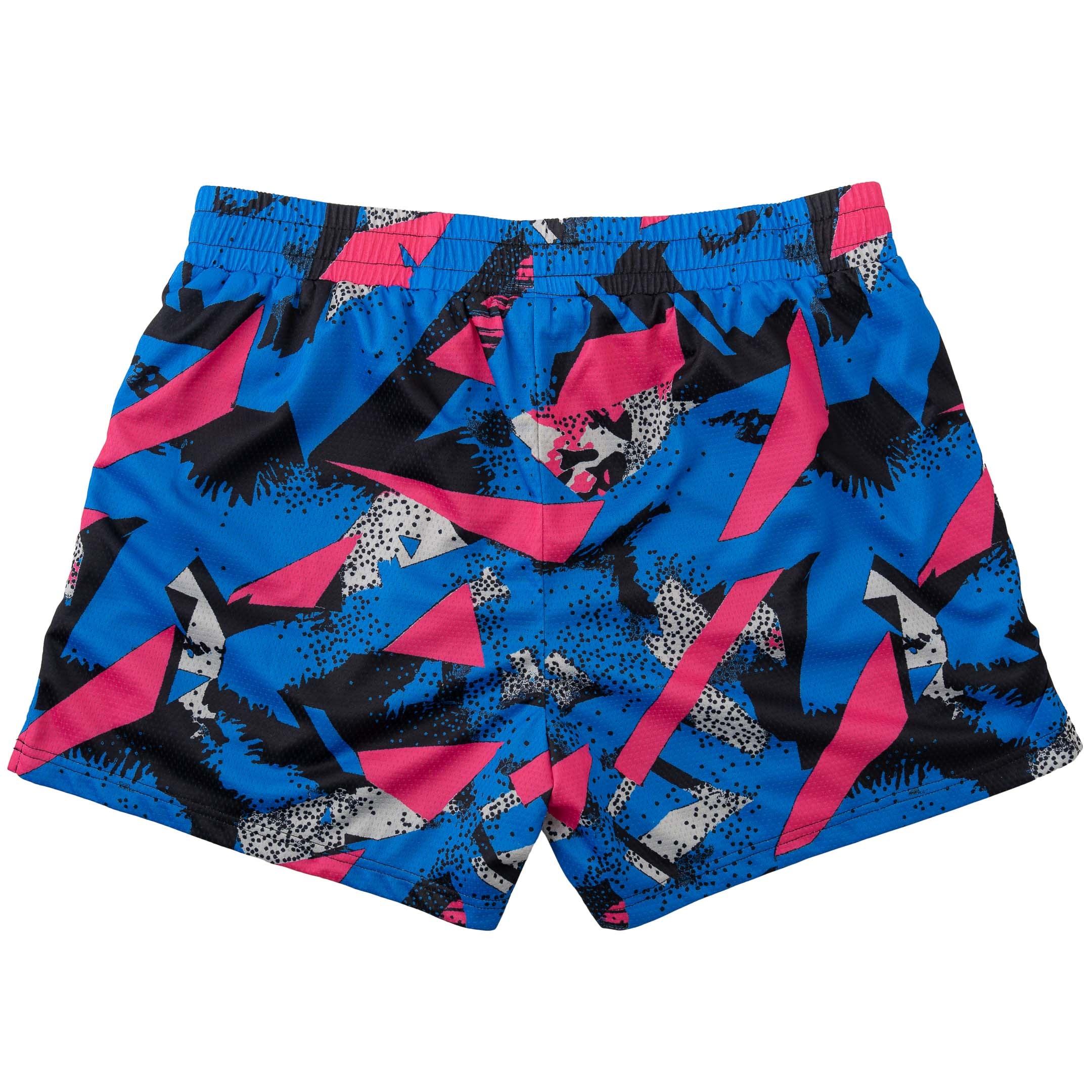 MUAY THAI SHORTS (MID THIGH CUT) RETRO - 80s BLUE – Kill Crew