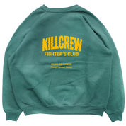 OVERSIZED LUX RIGOROUS TRAINING CREW NECK - GREEN / GOLD