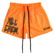 MUAY THAI SHORTS (MID THIGH CUT) - ORANGE