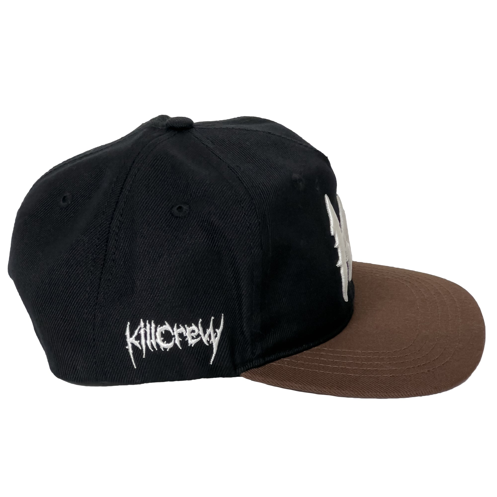 BARBWIRE 5 PANEL SNAPBACK - BLACK / BROWN