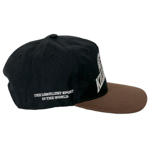 LONELIEST SPORT 5 PANEL SNAPBACK - BLACK / BROWN