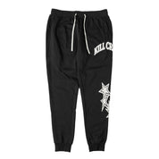 STAR BOY JOGGERS - BLACK / WHITE