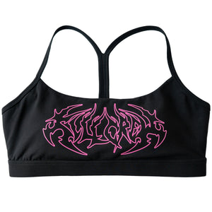 CLASSIC SPORTS BRA TRIBAL - BLACK / PINK