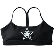 CLASSIC SPORTS BRA STAR BOY - BLACK / WHITE