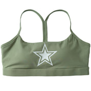 CLASSIC SPORTS BRA STAR BOY - GREEN / WHITE