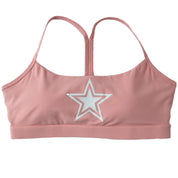 CLASSIC SPORTS BRA STAR BOY - PEACH / WHITE