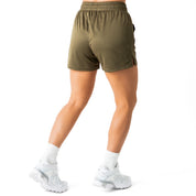 MUAY THAI SHORTS (MID THIGH CUT) v1 - OLIVE