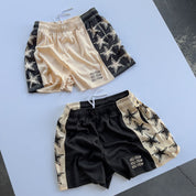 VENTED MESH SHORTS ALL STAR - CREAM / BLACK