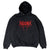 OVERSIZED LUX WATCH ME HOODIE - BLACK