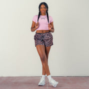 KILL CREW RIBBED BABY TEE - PINK