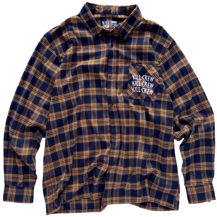 KILL CREW "SMILEY" FLANNEL - YELLOW