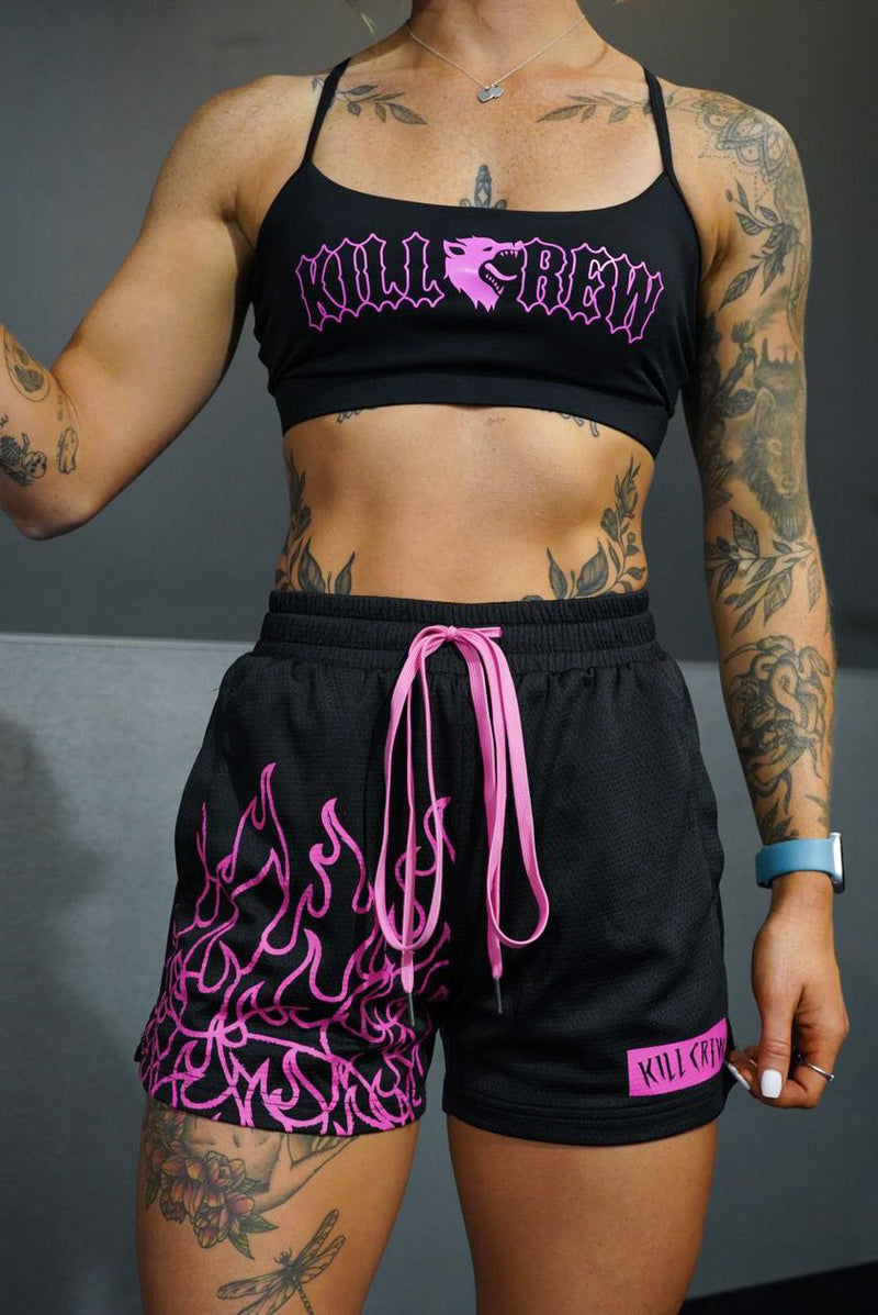 Y-Back Bra – Battle Cry Pink