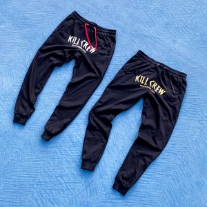 WOLVES JOGGERS - BLACK / GOLD
