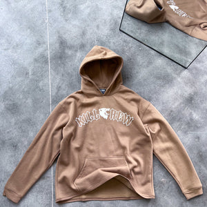 OVERSIZED LUX "TO KILL" HOODIE - SAND
