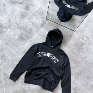 OVERSIZED LUX "TO KILL" HOODIE - BLACK