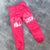 HEAVYWEIGHT LUX SWEATPANTS FLAME - RED / WHITE
