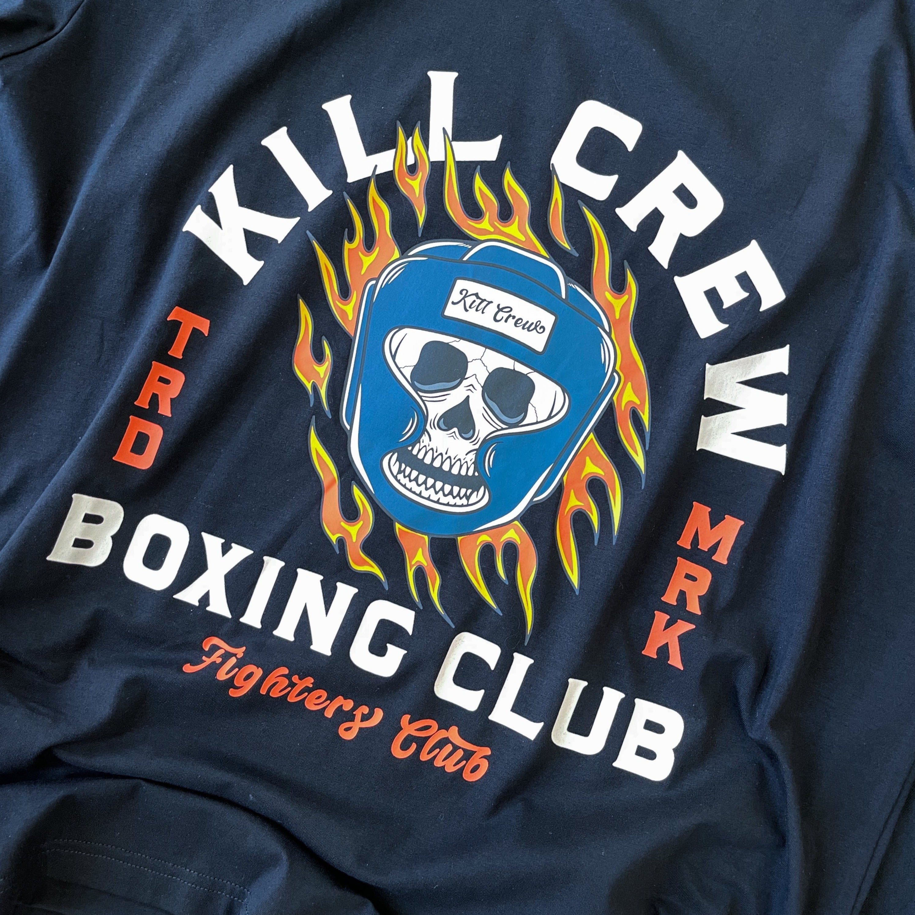 BOXING FLAME T-SHIRT - BLACK – Kill Crew