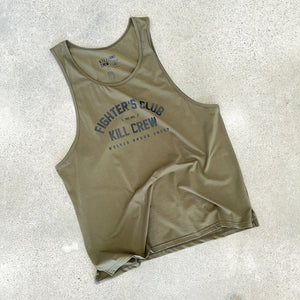 FIGHTER'S CLUB TANK TOP - OLIVE