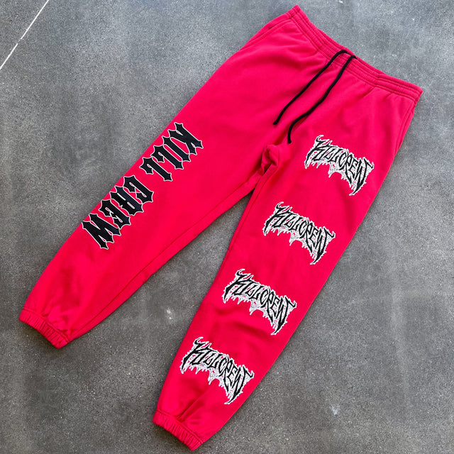 SPEED METAL Red Lounge Pants
