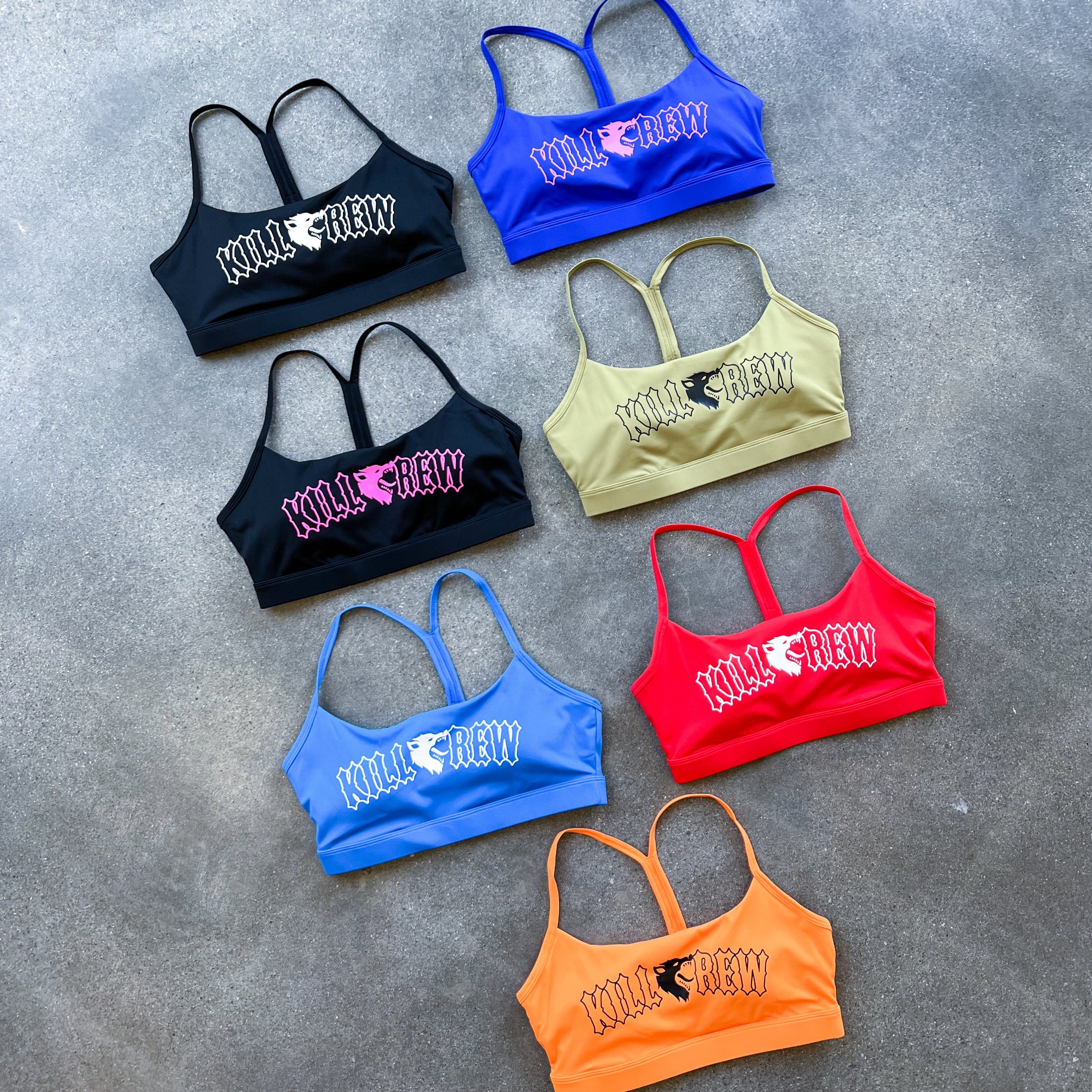 CLASSIC SPORTS BRA - BLACK / PINK – Kill Crew