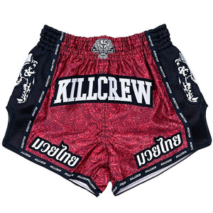 MUAY THAI FIGHT SHORTS - RED