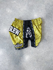 MUAY THAI FIGHT SHORTS - YELLOW