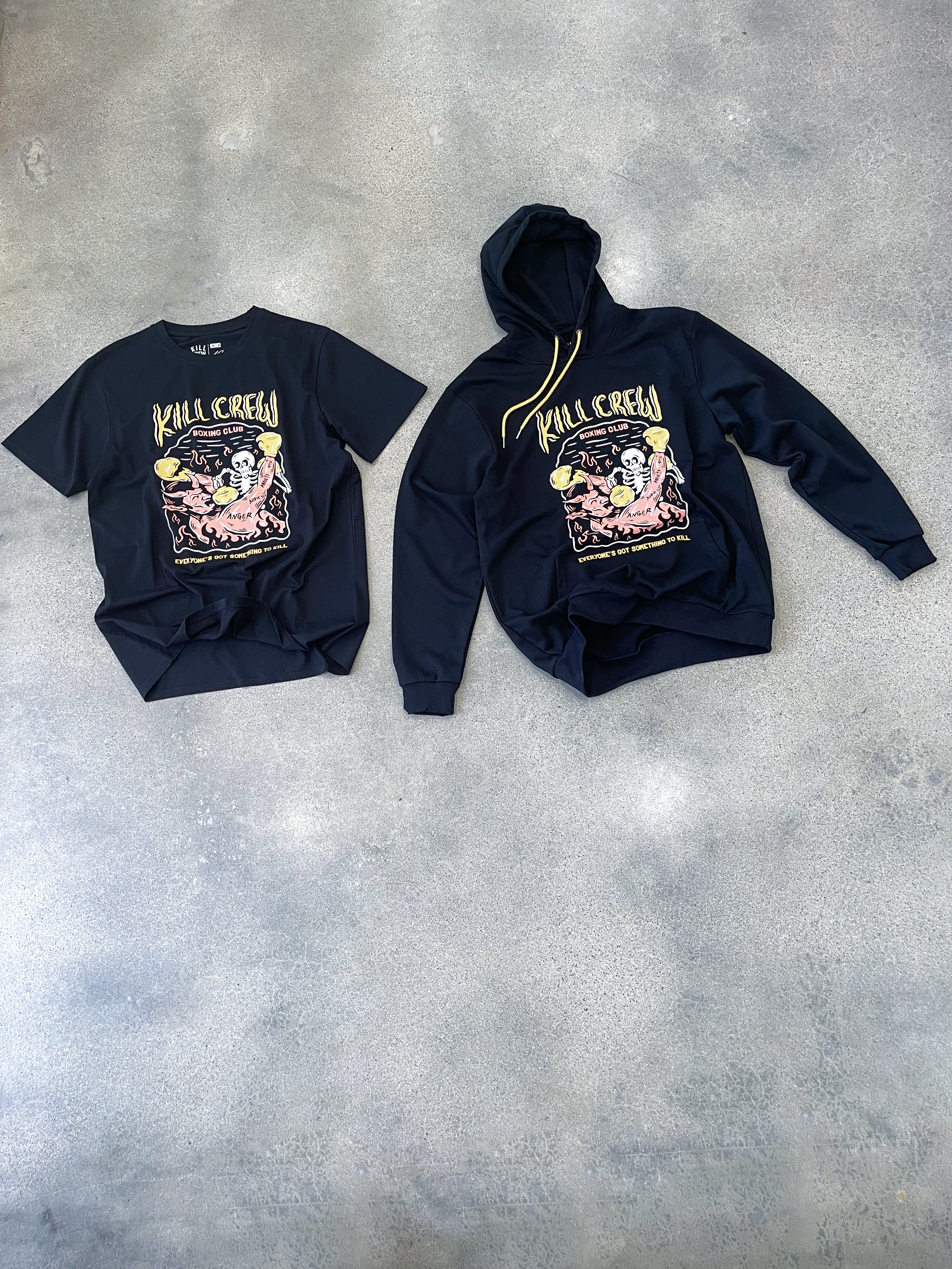 KILL CREW INNER DEMONS BOXING CLUB TSHIRT - BLACK