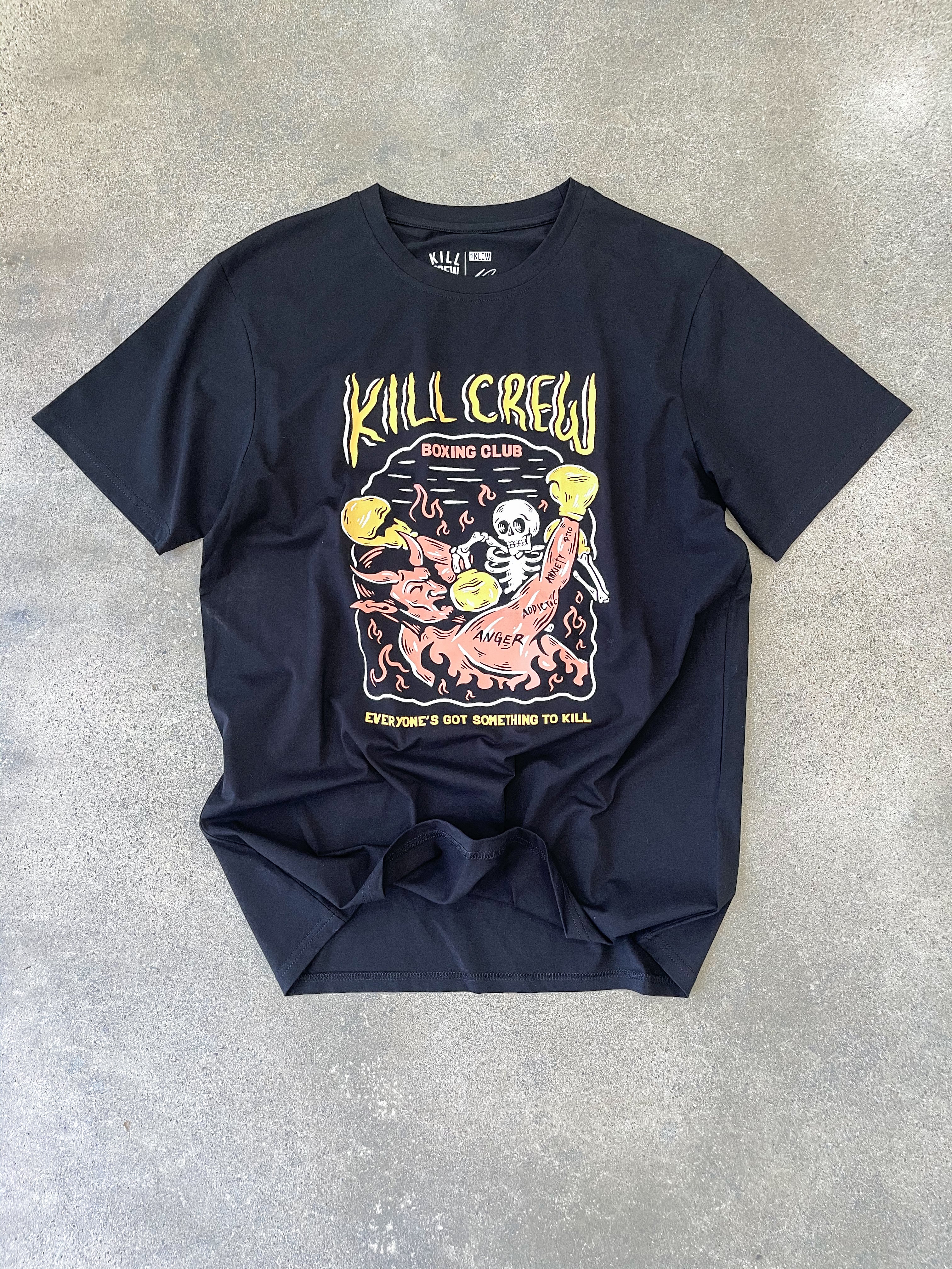KILL CREW INNER DEMONS BOXING CLUB TSHIRT - BLACK – Kill Crew