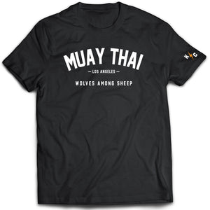 MUAY THAI WOLVES AMONG SHEEP T-SHIRT - BLACK