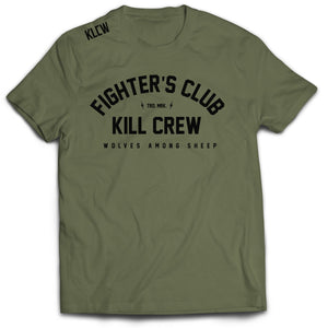 FIGHTER'S CLUB T-SHIRT - OLIVE