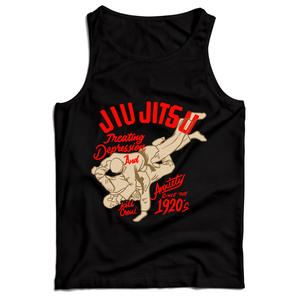 JIU JITSU DEPRESSION TANK TOP - BLACK – Kill Crew