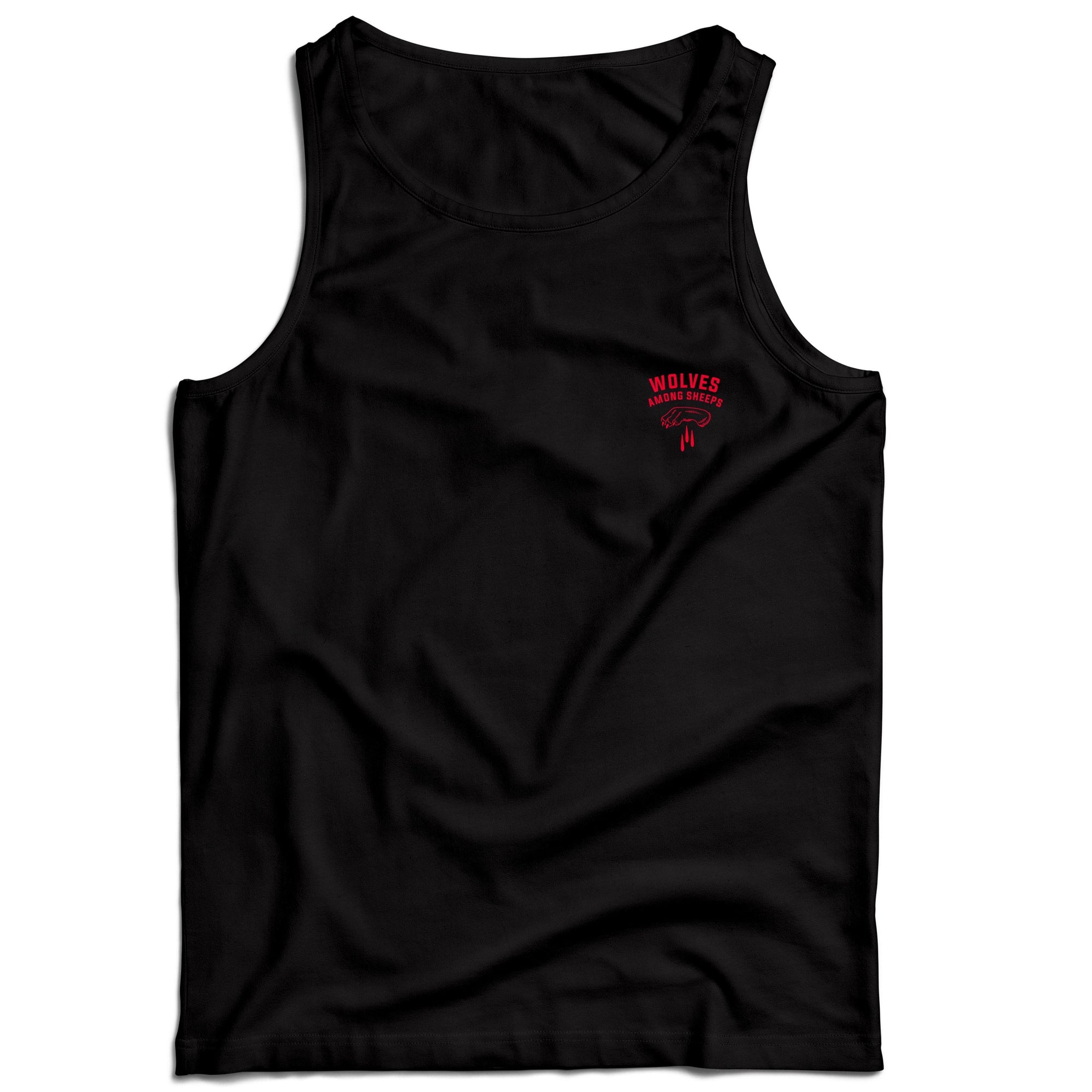 WOLVES AMONG SHEEP TANK TOP - BLACK