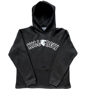 OVERSIZED LUX "TO KILL" HOODIE - BLACK
