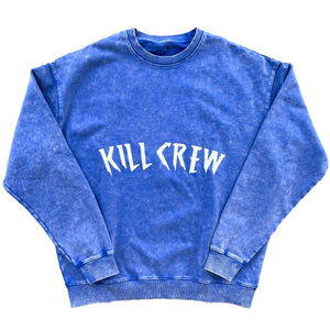 HEAVYWEIGHT LUX "KILL CREW" CREW NECK - BLUE