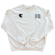 HEAVYWEIGHT LUX WOLF CREW NECK - CREAM