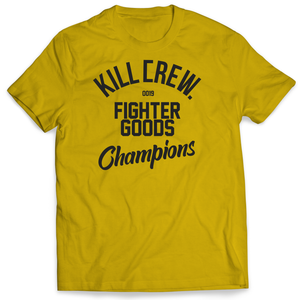 CHAMPIONS T-SHIRT - MUSTARD