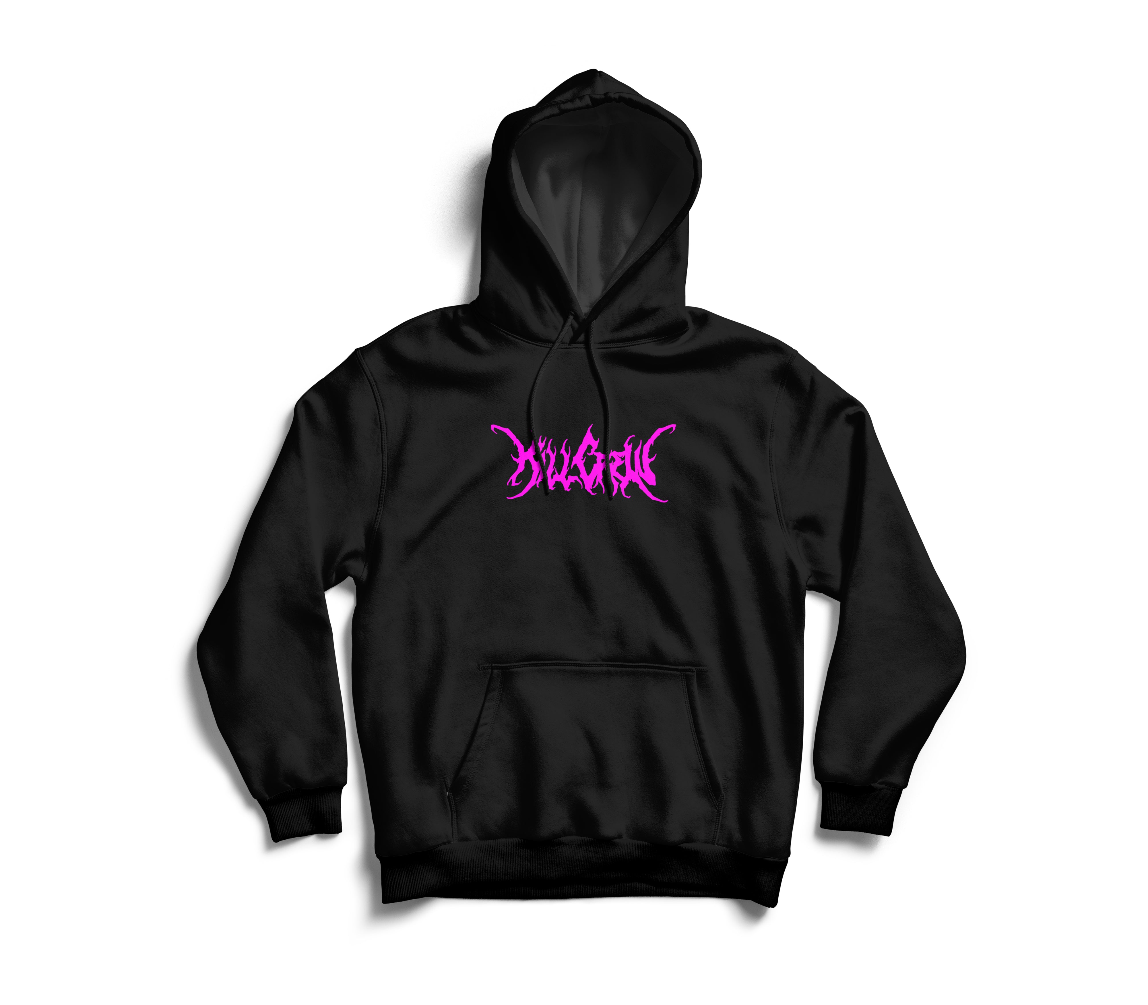 THE GYM IS MY PSYCH WARD HOODIE - PINK / BLACK – Kill Crew