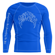 LONE WOLF RASH GUARD - BLUE
