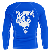LONE WOLF RASH GUARD - BLUE