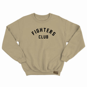 FIGHTER'S CLUB CREW NECK - SAND